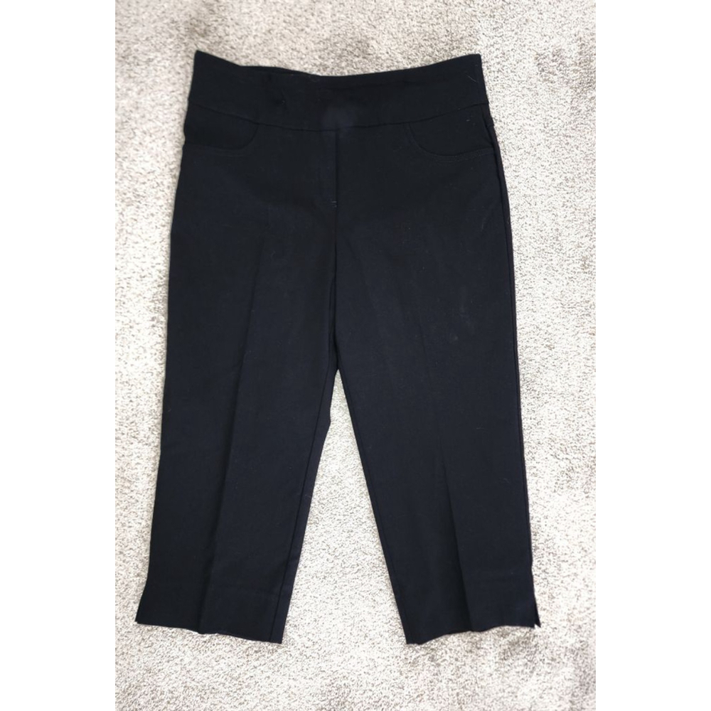 Women's Ruby Rd. Black Core Essentials Capri Pants Size 10